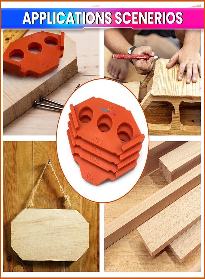 amiciTools 4-in-1 Router Template Set | T10-T15, T20-T30, T25-T35, T30-T40 Corner Trimming Jig | ABS CNC Woodworking Router Guide for Trimming, Shaping & Precision Fillet Cuts - Image 2